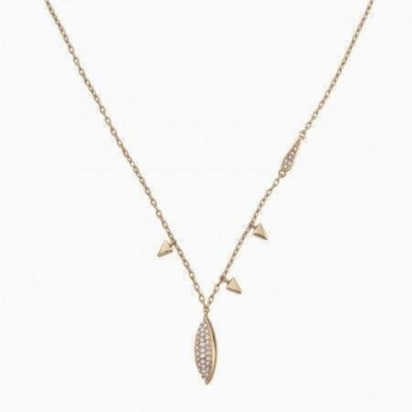 Stella & Dot | Delicate Gold+PavéCrystal Encrusted Aurora Drop LayeringN… - Picture 1 of 8